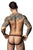 Male Power 349-299 Soo Cumfy Jock Color Navy-Orange