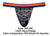 Male Power 349-299 Soo Cumfy Jock Color Navy-Orange