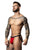 Male Power 349-300 Hot Mesh Jock Color Black-Red