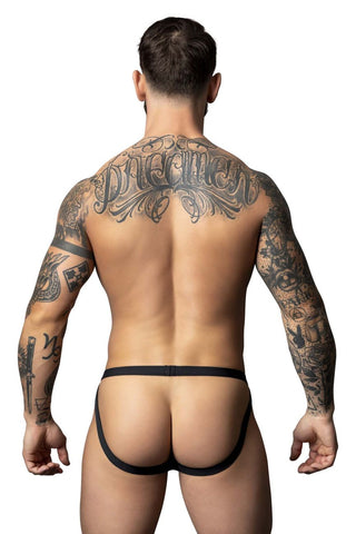 Male Power 349-300 Hot Mesh Jock Color Black-Red
