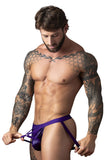 Male Power 350-302 Eggplant Crossover Jock Color Plum