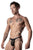 Male Power 384-288 Show Stopper Jock Color Silver Mesh Dot