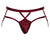 Male Power 394-289 Lucifer Strappy Jock Color Burgundy