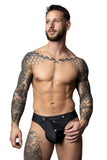 Male Power 410-298 Oh Snap Snap off Thong Color Black