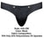Male Power 410-298 Oh Snap Snap off Thong Color Black
