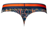 Male Power 412-299 Soo Cumfy Thong Color Navy-Orange