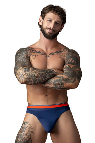 Male Power 412-299 Soo Cumfy Thongs Color Navy