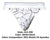 Male Power 412-299 Soo Cumfy Thong Color White-Black