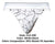 Male Power 412-299 Soo Cumfy Thong Color White-Black