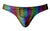 Male Power 421-297 Pack N Play Thong with Front Condom Pouch Color Rainbow