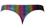 Male Power 421-297 Pack N Play Thong with Front Condom Pouch Color Rainbow