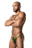 Male Power 433-285 Petal Power Micro Thong  Color Daisy Print