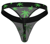 Male Power 433-294 Hazy Dayz Micro Thong Color Pot Leaf