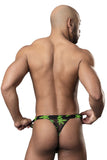 Male Power 433-294 Hazy Dayz Micro Thong Color Pot Leaf