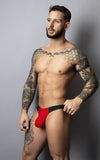 Male Power 442-300 Hot Mesh Bong Thong Color Black-Red