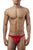 Male Power 442076 Satin Lycra Bong Thong Color Red