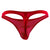 Male Power 442076 Satin Lycra Bong Thong Color Red