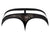 Male Power 446-289 Lucifer Cut Out Strappy Thong Color Black
