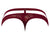 Male Power 446-289 Lucifer Cut Out Strappy Thong Color Burgundy