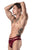 Male Power 446-289 Lucifer Cut Out Strappy Thong Color Burgundy