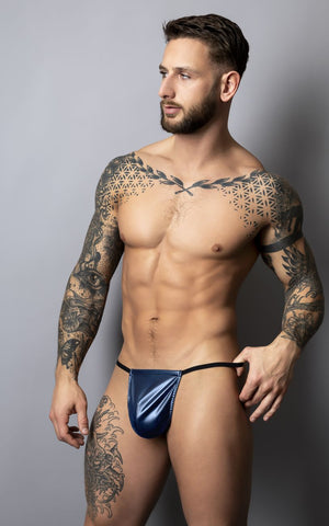 Male Power 450-301 Liquid Onyx 2.0 G-String Color Blue