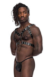 Male Power 591-266 Leather Gemini Harness Color Black