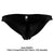 Male Power PAK871 Euro Male Spandex Brazilian Pouch Bikini Color Black