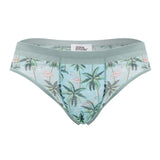 Male Power SMS-012 Sheer Prints Thong Color Flamingo