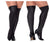 Mapale 1017X Thigh Highs Color Metallic Black