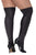 Mapale 1017X Thigh Highs Color Metallic Black