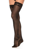 Mapale 1094 Mesh Thigh Highs Color Black