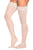 Mapale 1094 Mesh Thigh Highs Color White