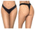 Mapale 1096 High Leg Thong Color Black