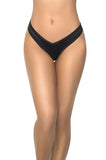 Mapale 1096 High Leg Thong Color Black