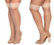 Mapale 1101 Mesh Thigh Highs Color Nude