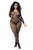 Mapale 1102X Long Sleeved Fishnet Bodystocking Color Black