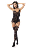 Mapale 1104 Fishnet Bodystocking Color Black