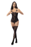 Mapale 1104 Fishnet Bodystocking Color Black