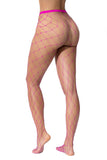 Mapale 1106 Fence Net Pantyhose Color Neon Pink