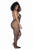 Mapale 1116X Halter And Crotchless Floral Bodystocking Color Black