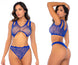 Mapale 1140 Fishnet Chain Bodysuit Color Blue