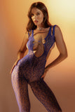 Mapale 1141 Fishnet Bodystocking Color Blue