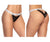 Mapale 118 Lace Keyhole Panty Color Black-White