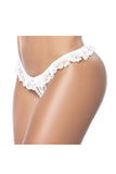 Mapale 119 Lace Peek-A-Boo Panty Color White