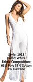 Mapale 1913 Jumpsuit Color White