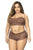 Mapale 206X Panty and Top Lace Set Color Cocoa