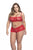 Mapale 206X Panty and Top Lace Set Color Red