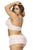 Mapale 206X Panty and Top Lace Set Color White