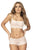 Mapale 206 Panty and Top Lace Set Color Ivory