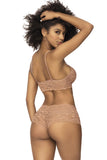 Mapale 206 Panty and Top Lace Set Color Taupe